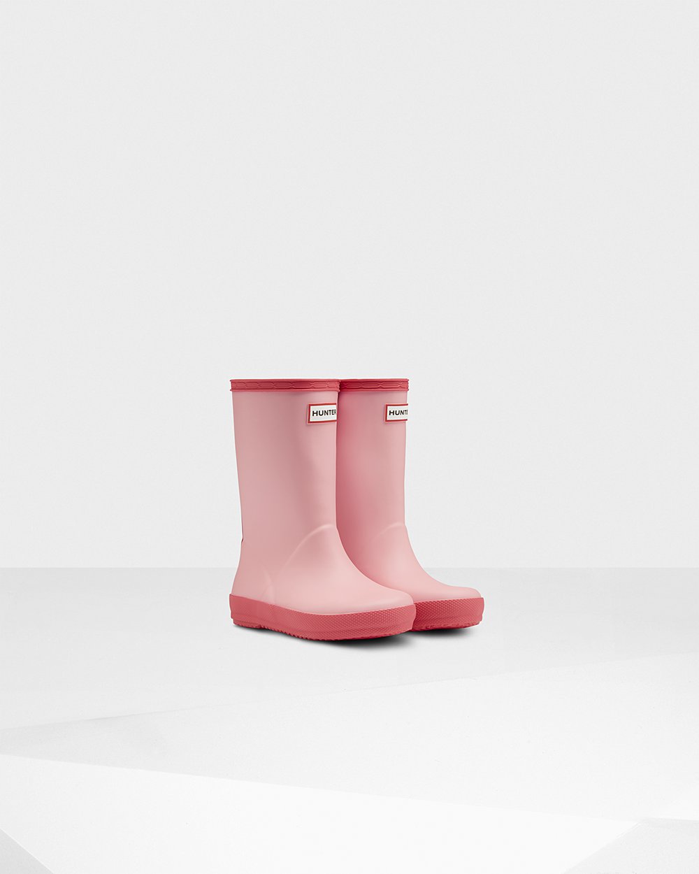 Regenlaarzen Kinderen - Hunter Original First Classic - Roze - 93UTQPIKM